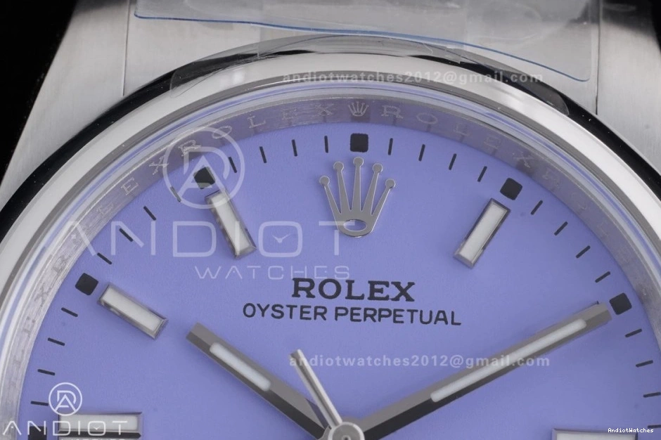 Best VR Dial Steel Casual Perpetual 126000 962 1:1 Lavender KRF 36mm 904L Edition Oyster 0104